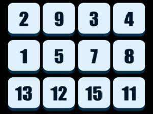 Numbers Sliding Puzzle Online Game