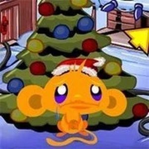 Monkey GO Happy Xmas Tree Online Decoration Game