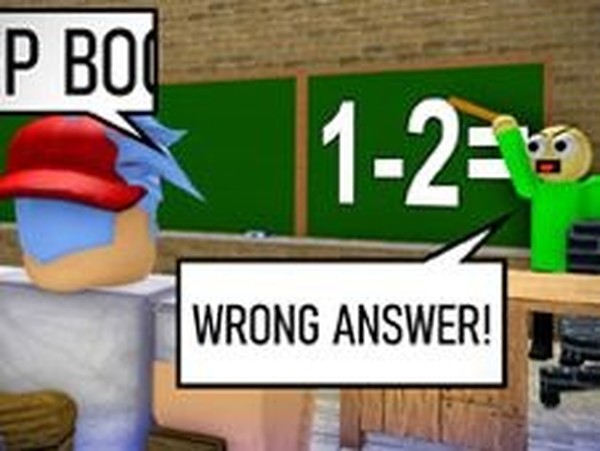 FNF Presentation with Mr. Baldi Basics Online Game