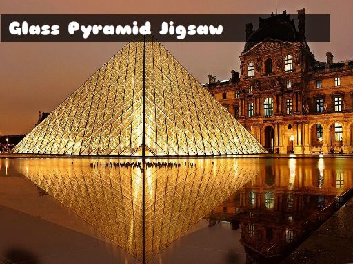 Glass Pyramid Jigsaw Puzzle Game
