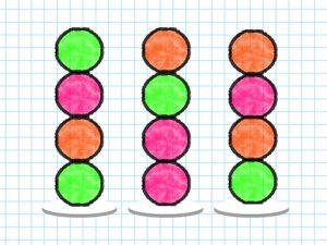 Ball Sort Paper Note Puzzle Game