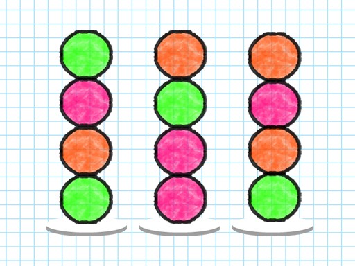 Ball Sort Paper Note Puzzle Game