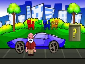 Find The Old Man's Car Key Puzzle Game