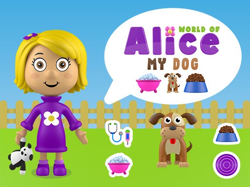 World of Alice - My Dog Educational Pet Care Game