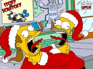 Simpsons Christmas Jigsaw Puzzle Online Game - Puzzle Game