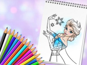 Amazing Princess Coloring Book Online Game