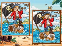 Pirates Find The Diffs Online Puzzle Game