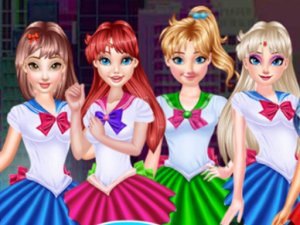 Princess Sailor Moon Battle Outfit Dress Up Game