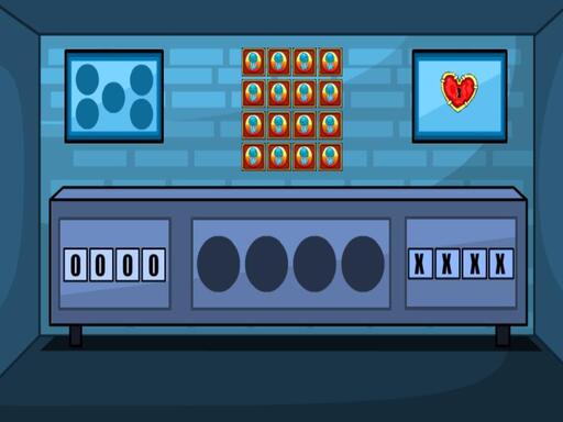 Old Blue House Escape Puzzle Game