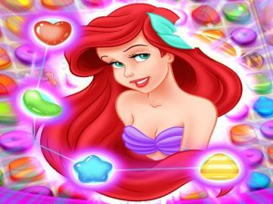 The Little Mermaid Match 3 Puzzle Game