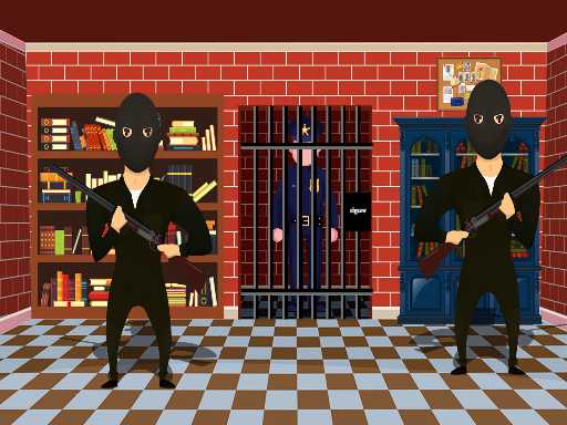 Rescue The Officers - Point and Click Puzzle Game