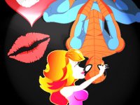 Spiderman Kiss Puzzle Game