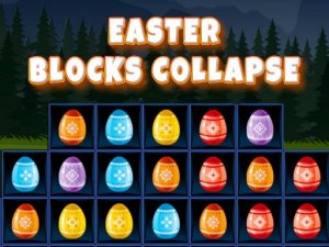 Easter Blocks Collapse Puzzle Game