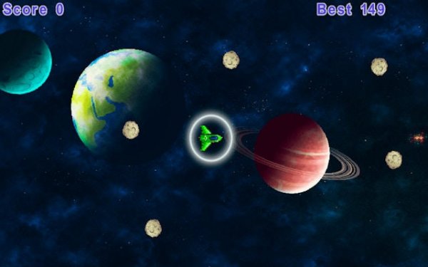 Asteroid Space Brick Breaker Online Game