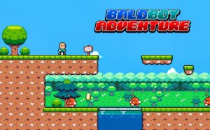 Bald Boy Adventure: Platform Runner Online Game