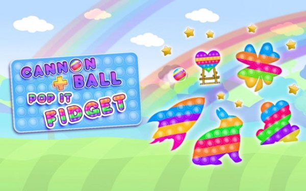 Cannon Ball & Pop It Fidget Puzzle Game Online