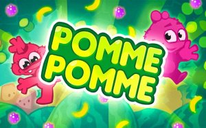 Pomme Pomme: Fruit Bounce Adventure Puzzle Game Online - Physics Puzzle Game