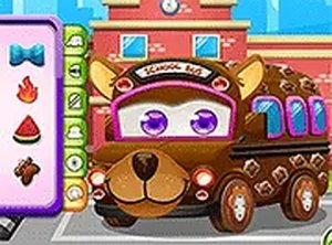 Deep Cleaning School Bus Online Game