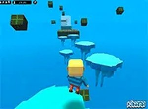 Blocky Leap Challenge