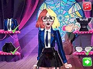Wendy's Gothic Hairstyle Challenge Makeover Game Online